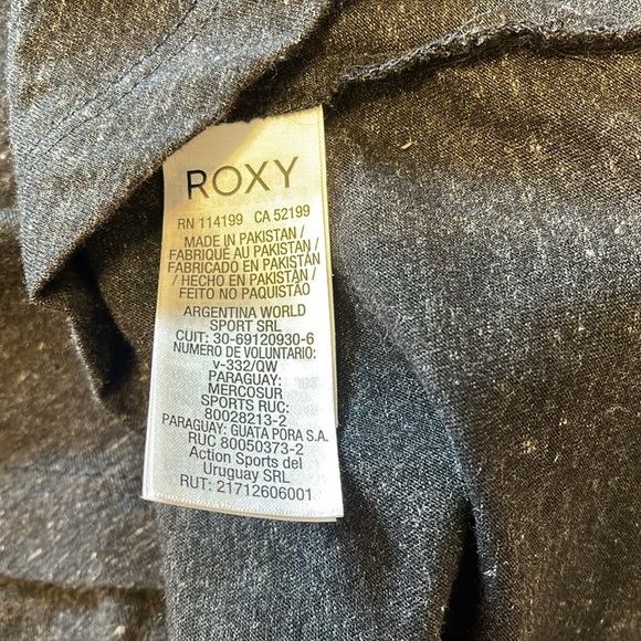 Roxy Bali Bowl Surplice Dress‎ Gray size Medium NWT - Picture 6 of 7